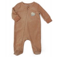 H13519: Baby Unisex Velour All In one (0-6 Months)